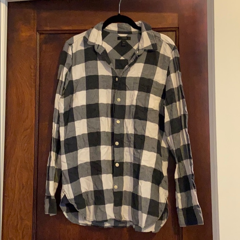 J Crew Checkered Flannel